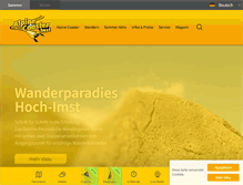 Tablet Screenshot of imster-bergbahnen.at